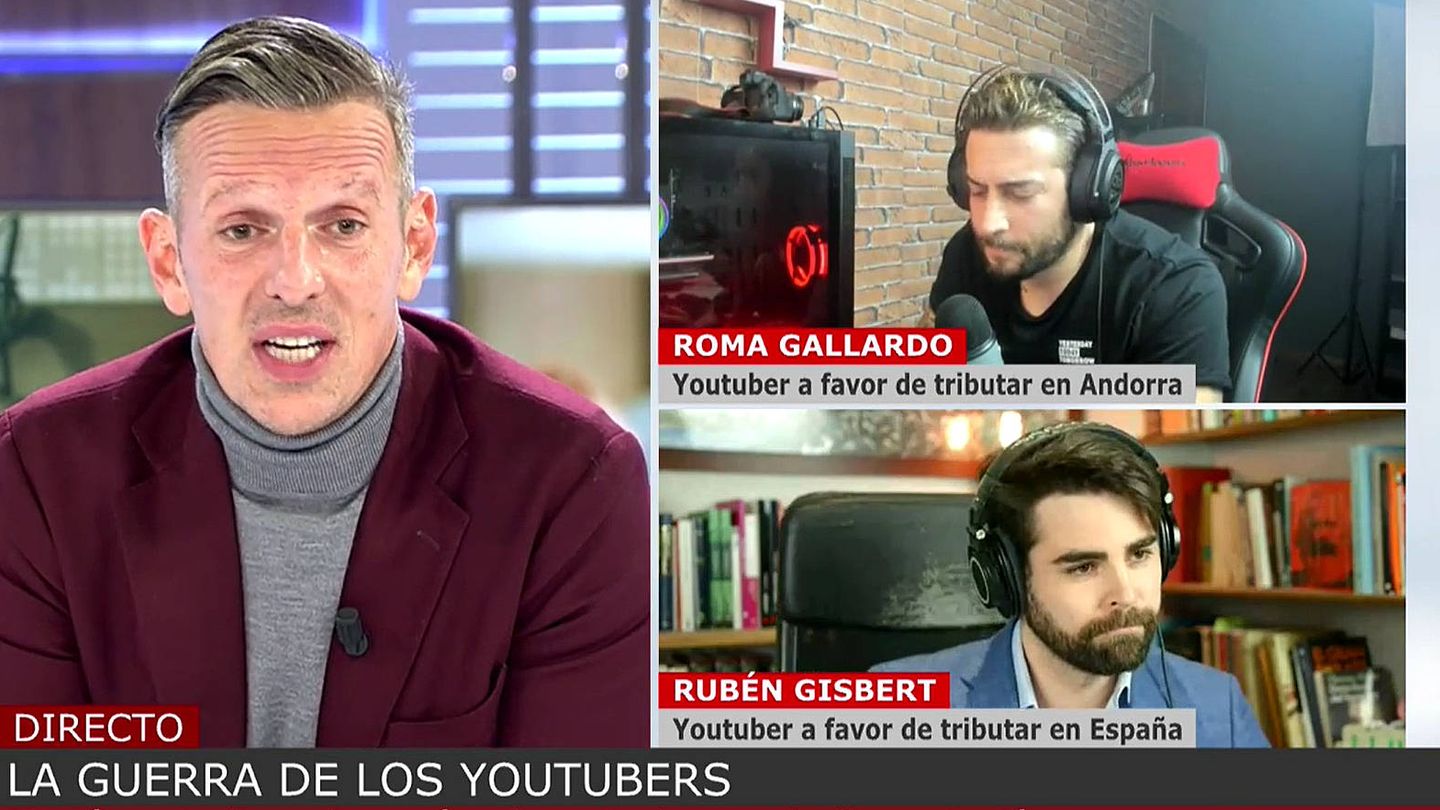 Prat, junto a los 'youtubers' Roma Gallardo y Rubén Gisbert. (Mediaset)