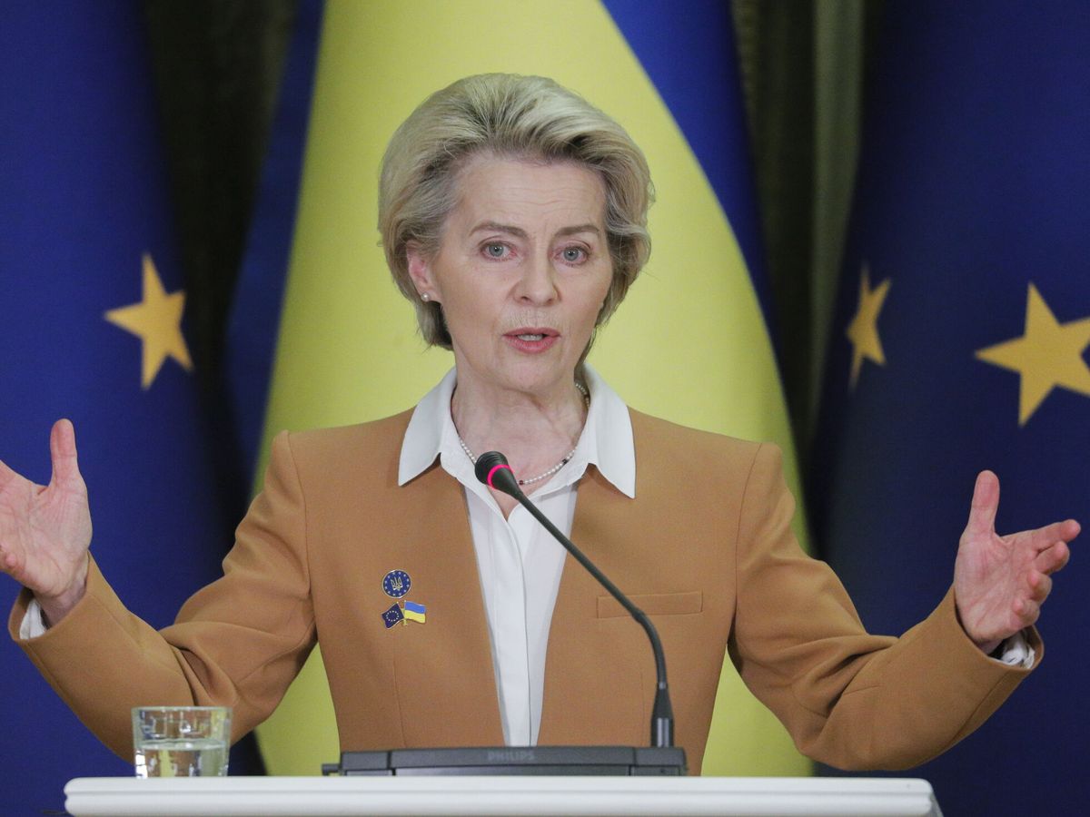 Foto: La presidenta de la Comisión Europea, Ursula von der Leyen. (EFE/EPA/Sergey Dolzhenko)