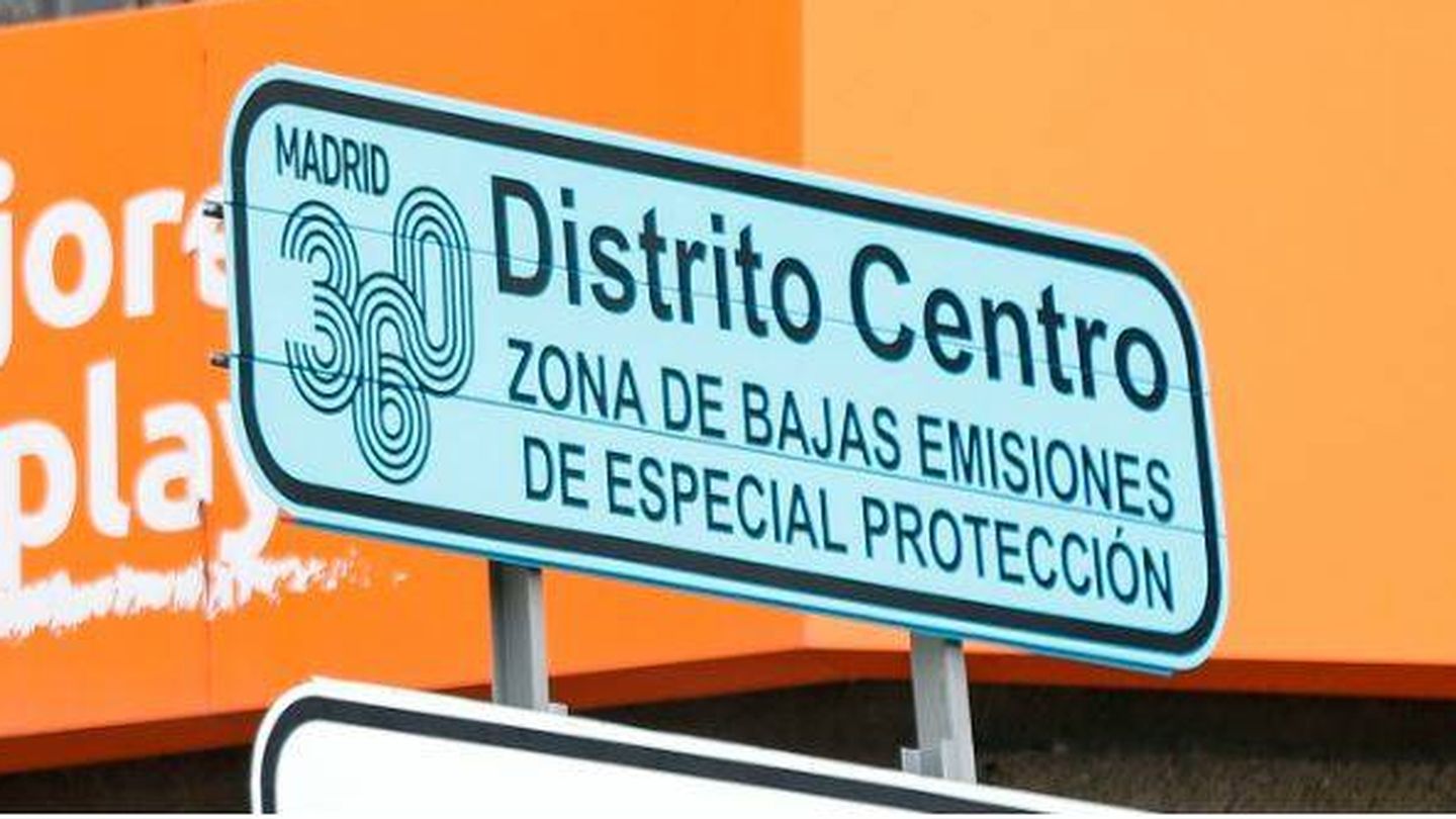 Zona de Bajas Emisiones en el centro de Madrid (EFE/V.Casado)