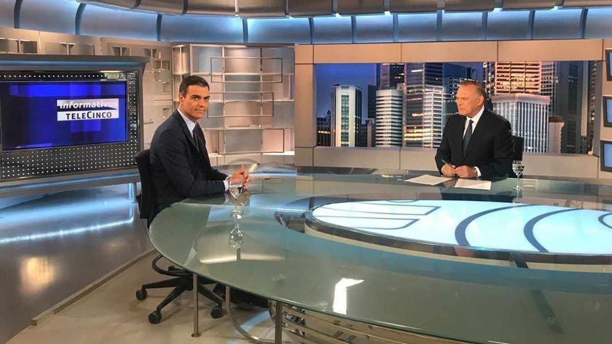 Pedro Piqueras explica el retraso de la entrevista con Pedro Sánchez en Telecinco