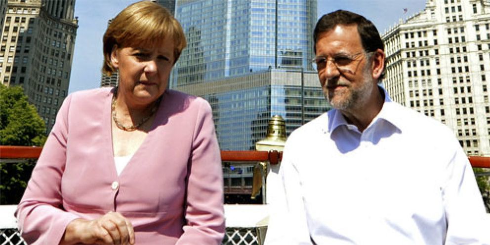 Foto: Rajoy mantiene el pulso hasta el final y se sienta hoy con Merkel sin pedir el rescate