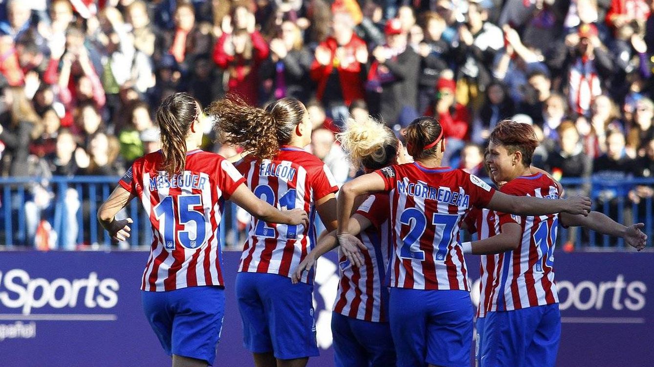 Foto: Imagen de las jugadoras del Atlético de Madrid femenino (Foto: @AtletiFemenino)
