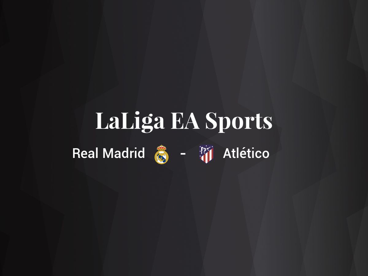 Foto: Resultados Real Madrid - Atlético de LaLiga EA Sports (C.C./Diseño EC)