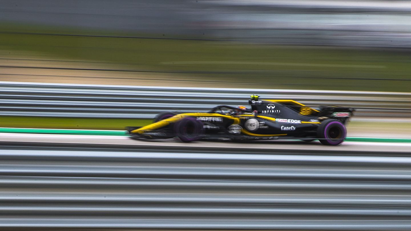 Carlos Sainz durante la clasificación del GP de Estados Unidos. (Reuters)