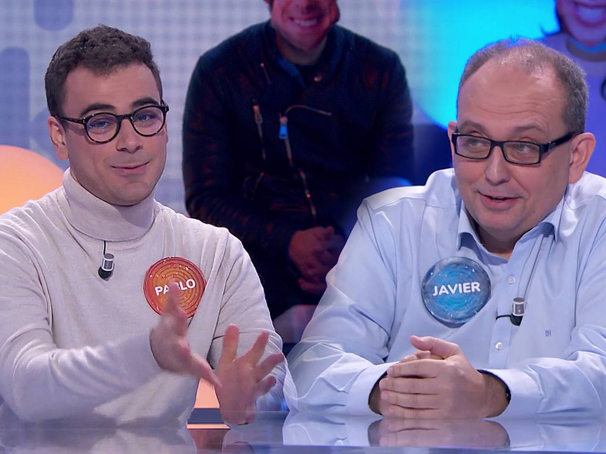 Foto: Pablo Díaz y Javier Dávila, en 'Pasapalabra'. (Antena 3)