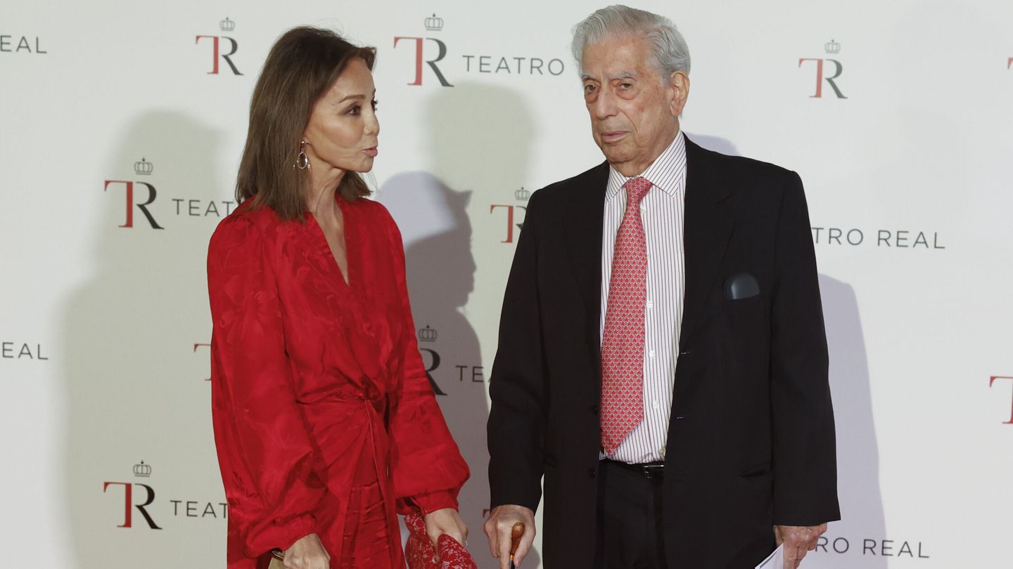 Mario Vargas Llosa e Isabel Preysler. (EFE/Juanjo Martín) 