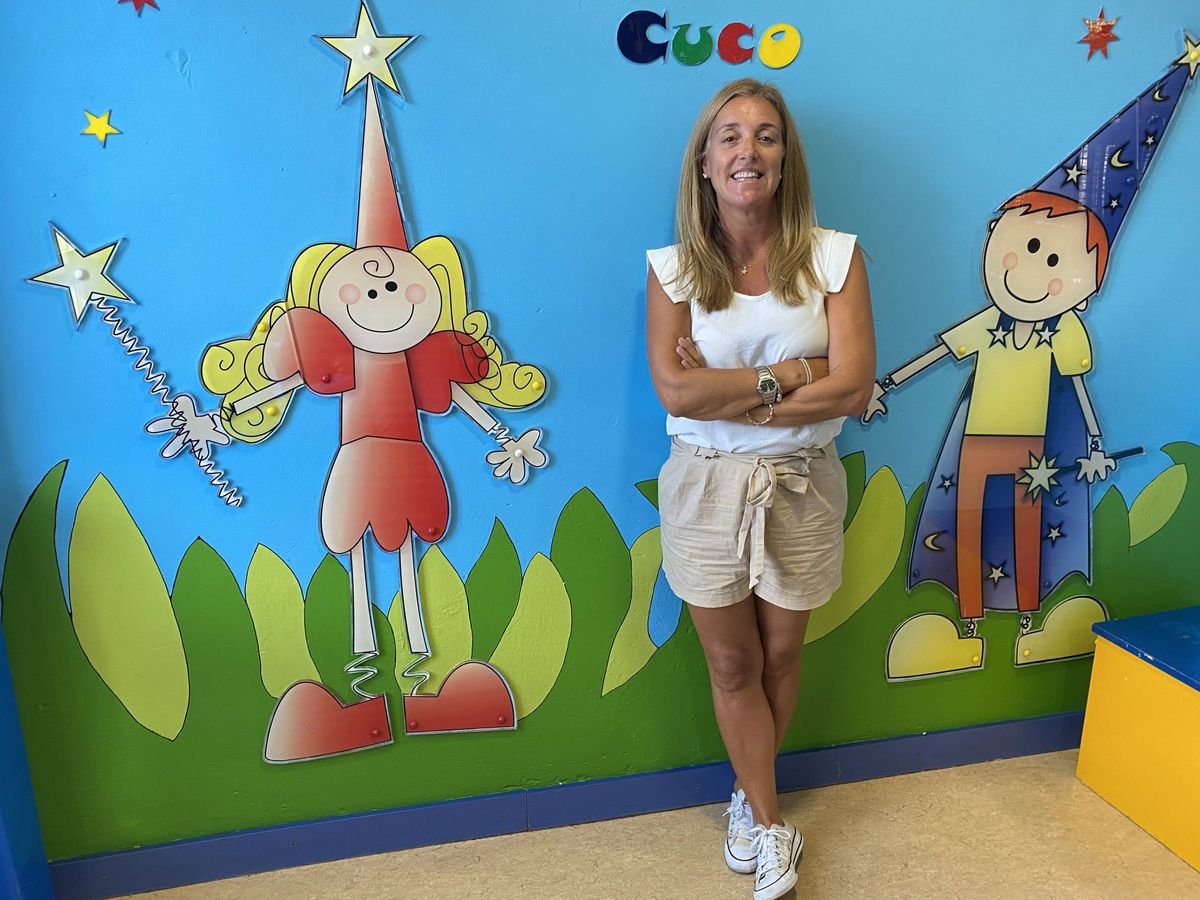 Foto: Maica Terés Soler, en el centro infantil Cuco, de Málaga. (Agustín Rivera)