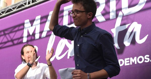 Foto: Los dirigentes de Podemos Pablo Iglesias e Íñigo Errejón, durante un acto del partido en Madrid. (EFE)