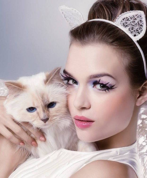 Foto: La gata de Lagerfeld, Choupette, ha protagonizado campañas de belleza para Shu Uemura
