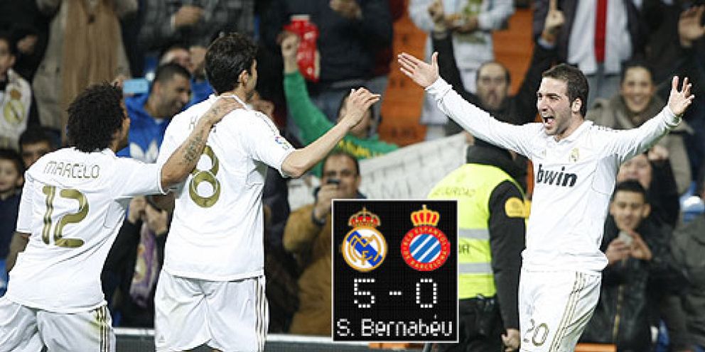 Foto: El Real Madrid destroza al Espanyol y da más argumentos a Pep para que se olvide de la Liga