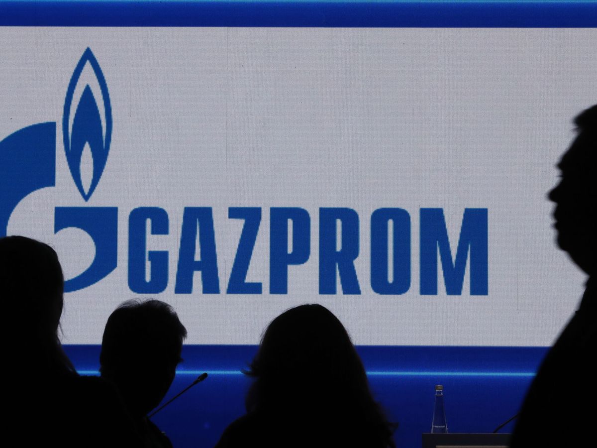 Foto: Logo de Gazprom. (EFE/Anatoly Maltsev)