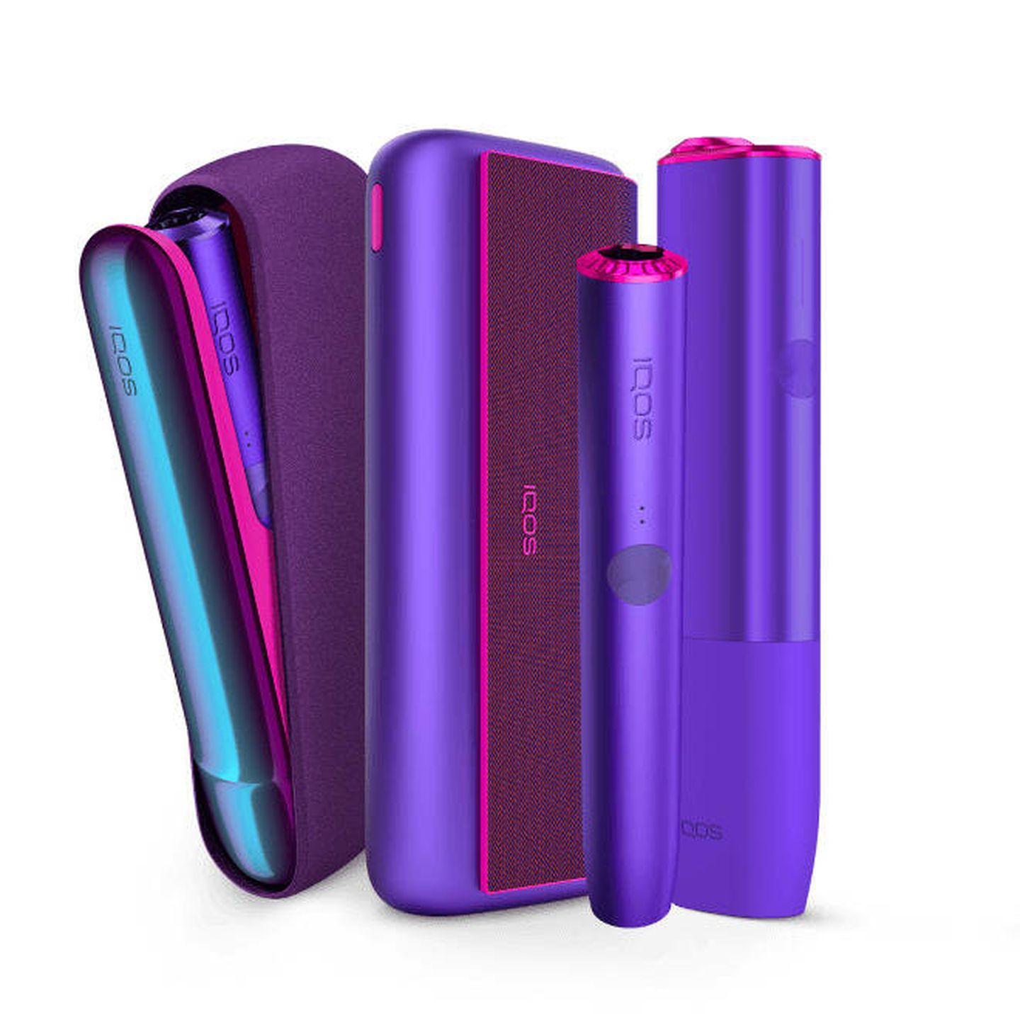 Los nuevos IQOS Iluma: el Neon Purple y el Prime Neon Purple. (Cortesía)