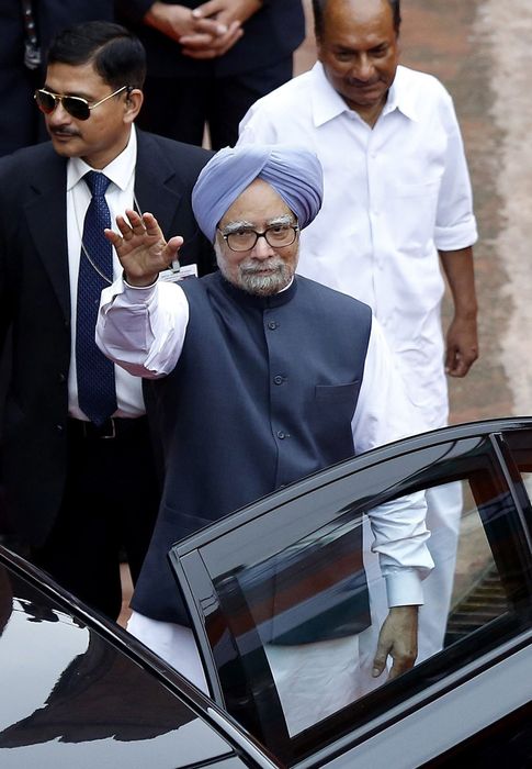 Foto: El primer ministro indio, Manmohan Singh 