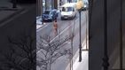 Un hombre recorre las calles de Tudela completamente desnudo y ataca a varios conductores