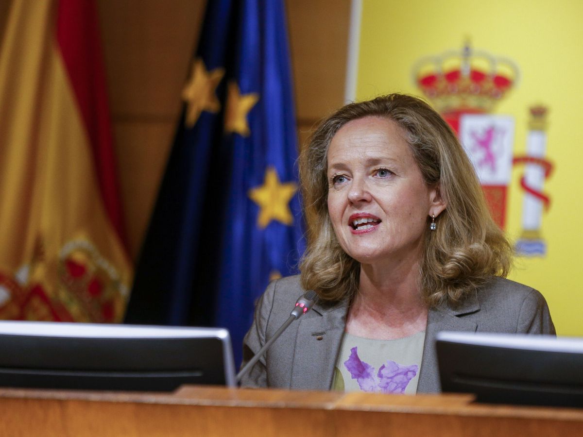 Foto: La vicepresidenta primera y ministra de Asuntos Económicos y Transformación Digital, Nadia Calviño. (EFE/Víctor Casado)