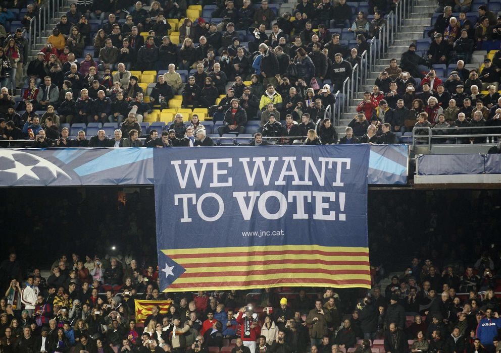 Foto: El Barcelona mostró su adhesión a la consulta impulsada por Artur Mas (Reuters)