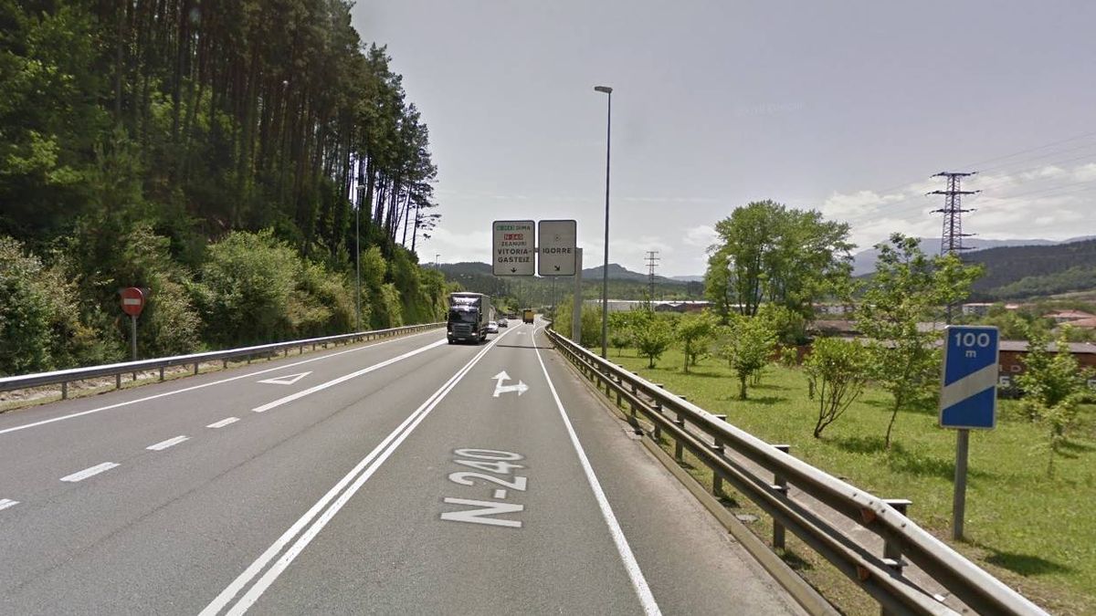 Muere un joven de 25 años en un accidente de tráfico en Igorre, Vizcaya