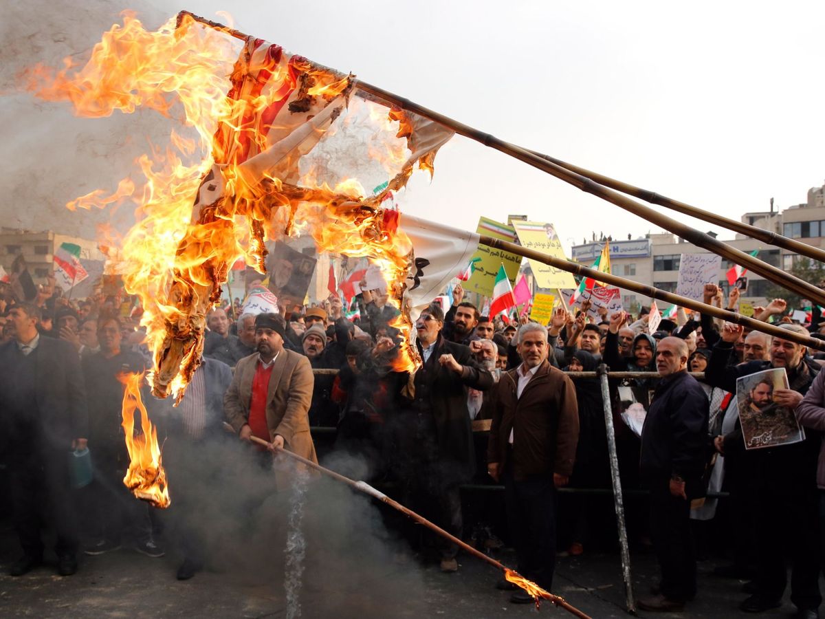 Foto: Protestas en Irán. (EFE)