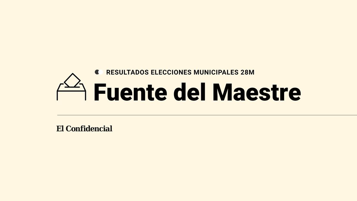 Ganador en directo y resultados en Fuente del Maestre en las elecciones municipales del 28M de 2023