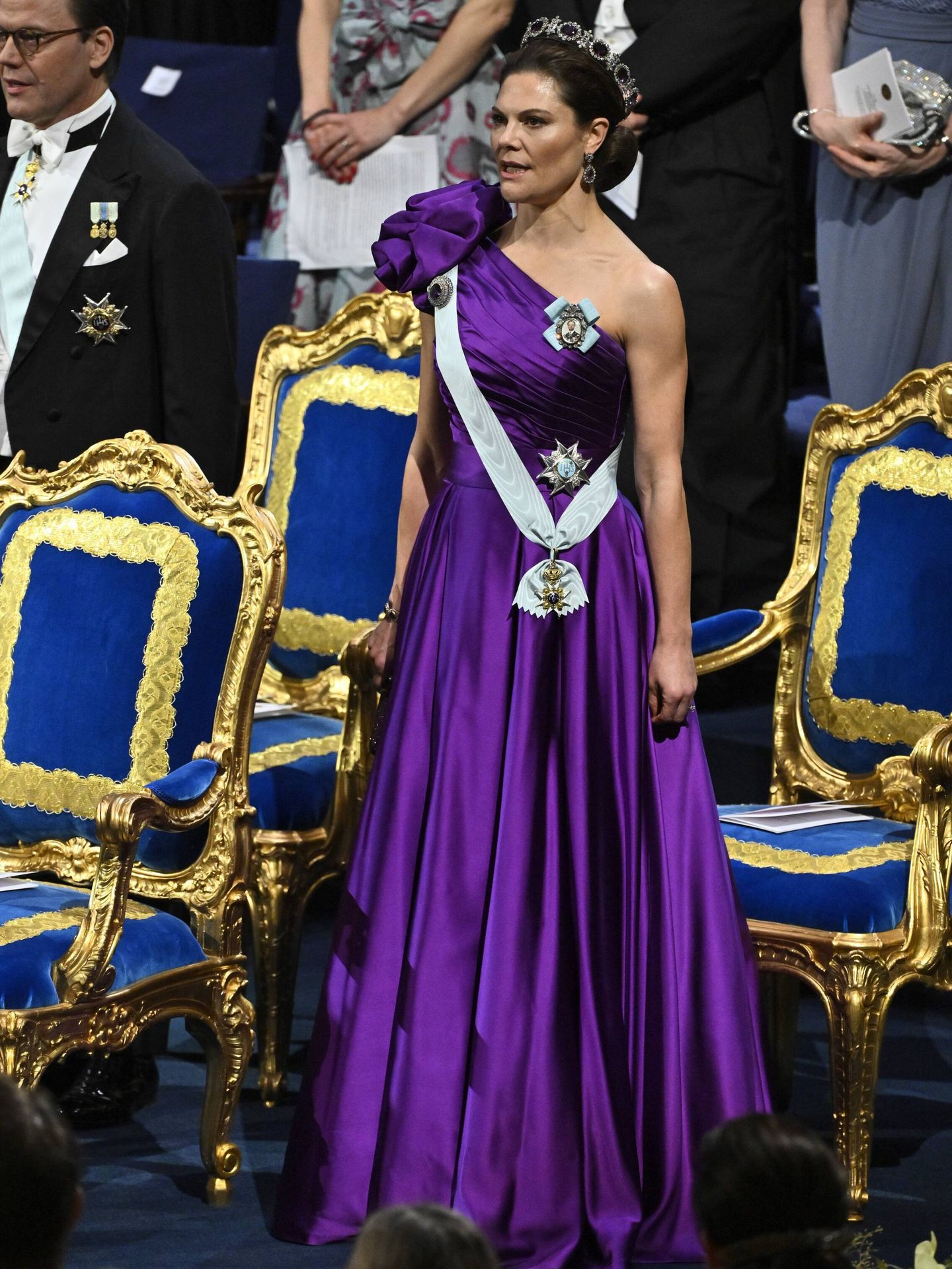 La princesa Victoria en los Nobel. (CP)