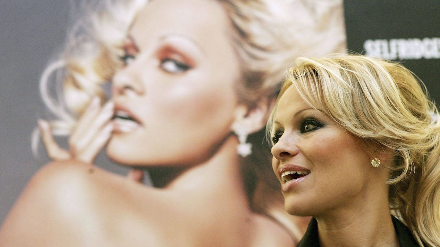 Pamela Anderson en un evento de MAC (Getty)