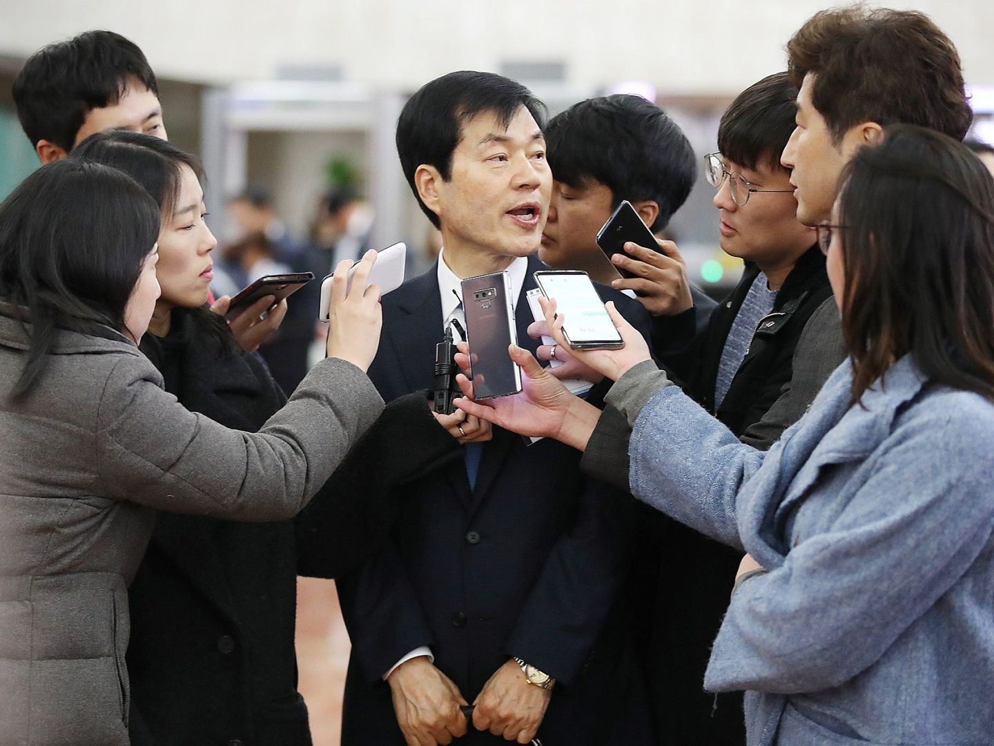 El primer ejecutivo de Samsung BioLogics, Kim Tae-han. (EFE)