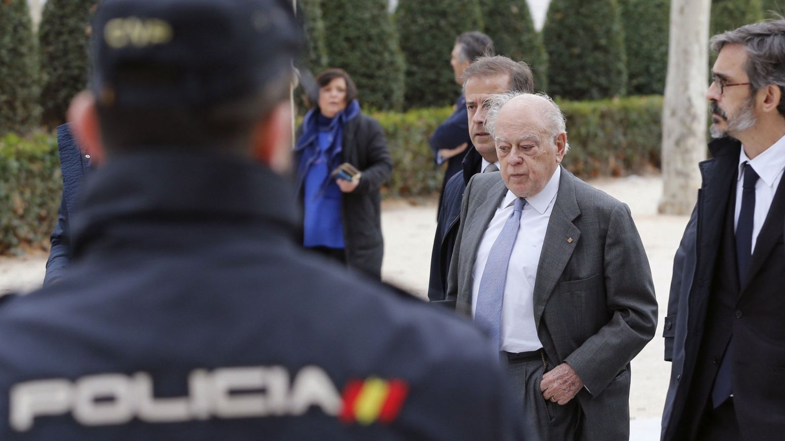 Foto: El 'expresident' de la Generalitat Jordi Pujol, a su salida de la sede de la Audiencia Nacional. (EFE)