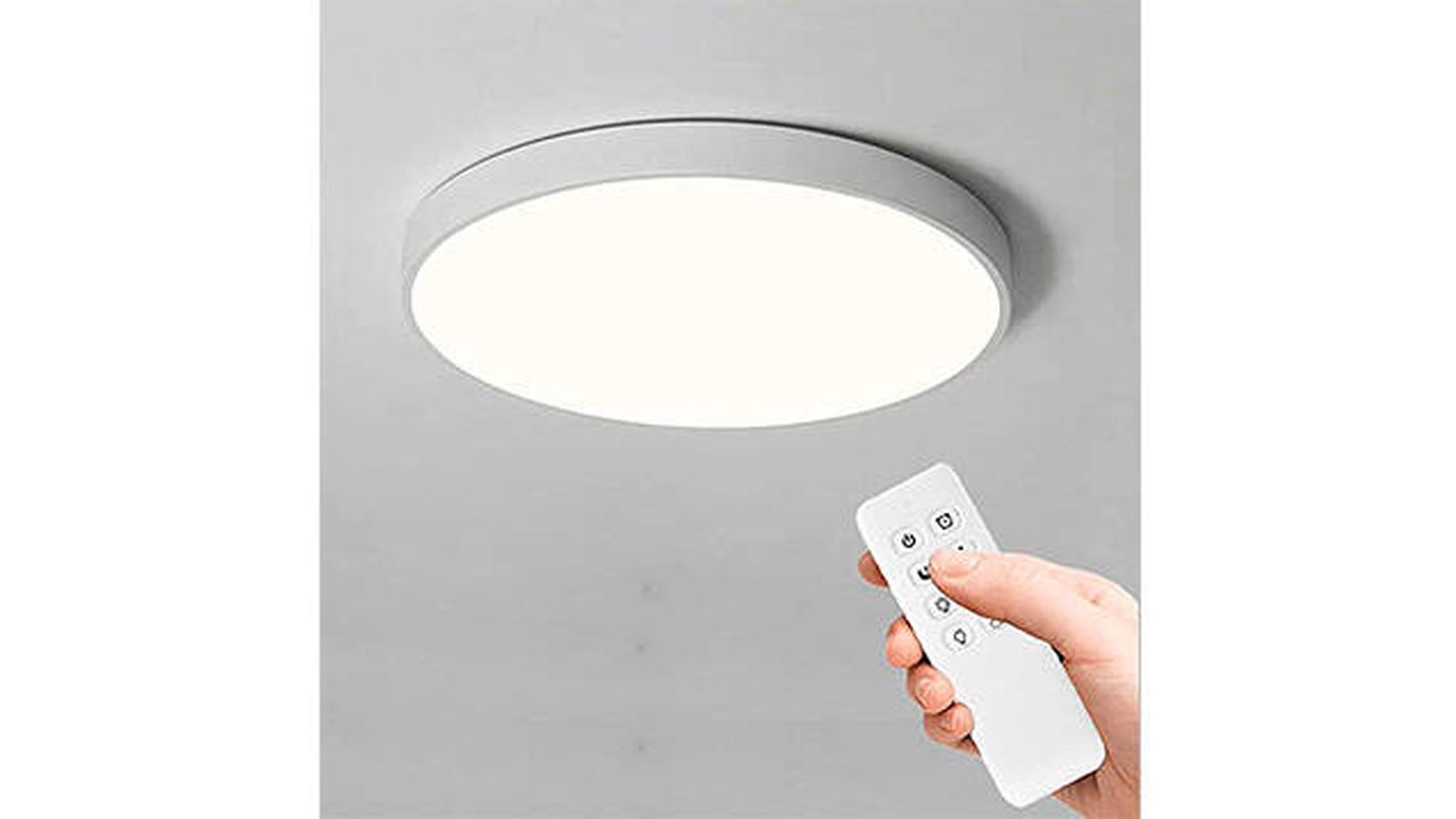 Plafón LED de techo regulable con mando a distancia de Anten