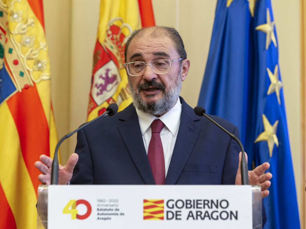 Foto: El presidente de Aragón, Javier Lambán. (EFE/Javier Belver)
