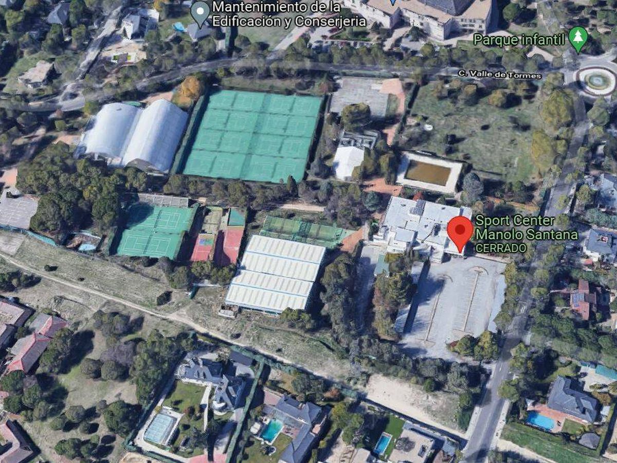 Foto: Imagen aérea del club de tenis Manolo Santana.