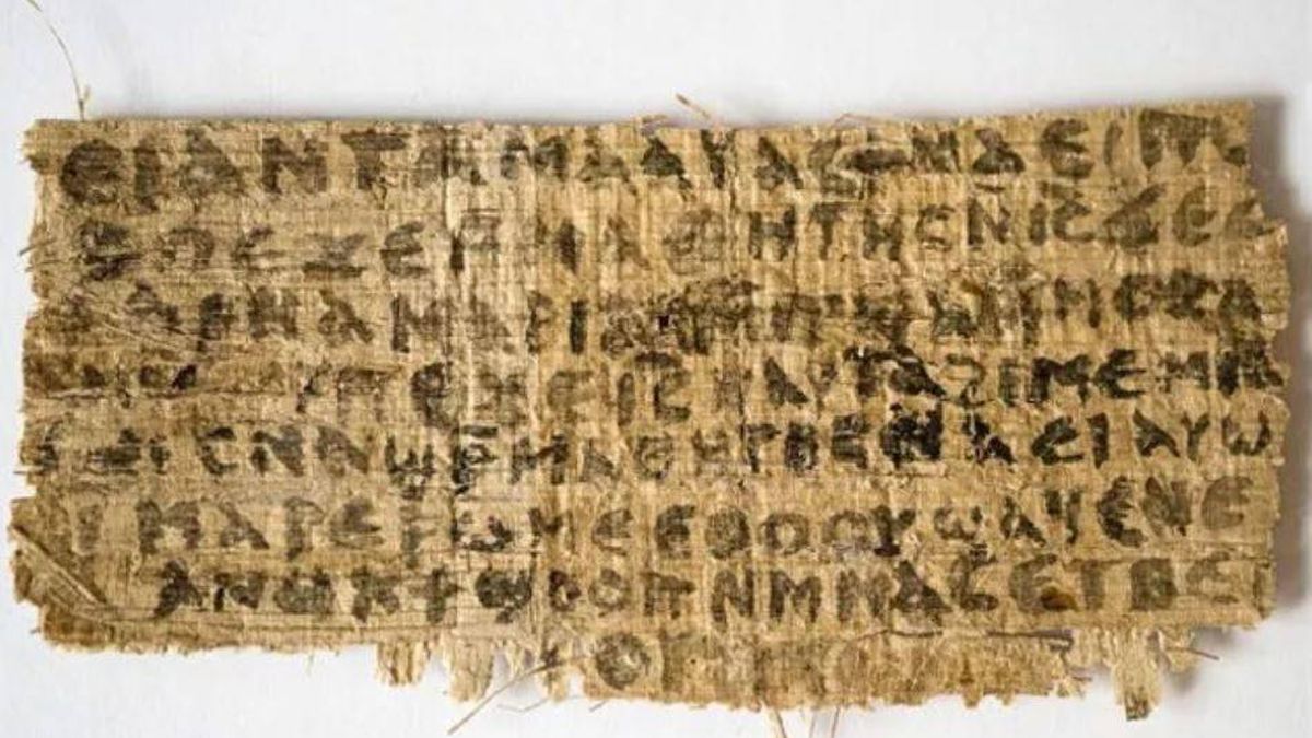 Tachan de falso un papiro que se refiere a Jesucristo como un hombre casado