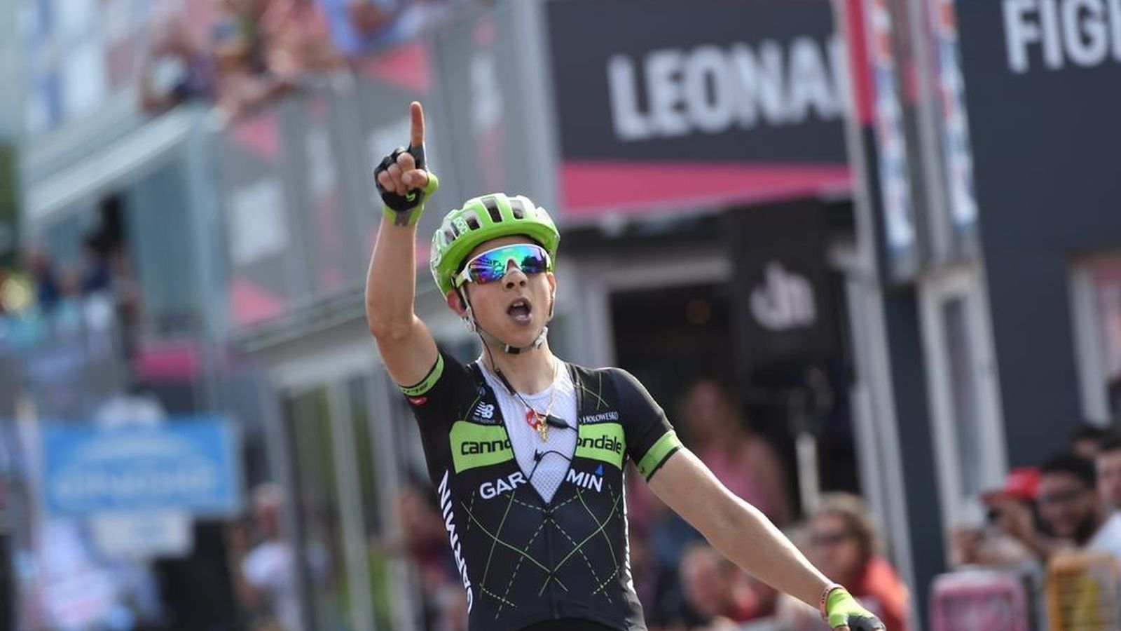 Foto: Formolo llegó escapado a la meta de La Spezia (Foto: Giro d'Italia)