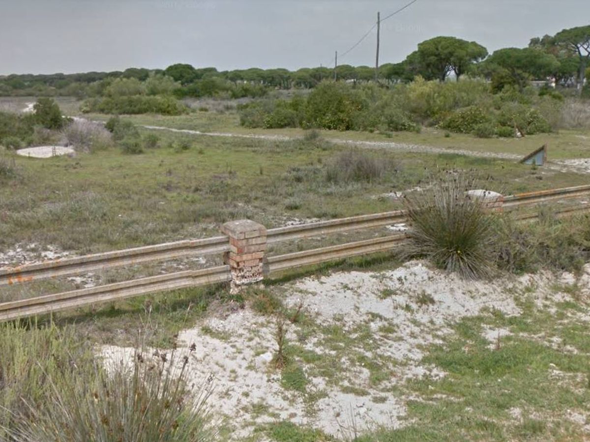 Foto: Lugar en el que aparecieron los restos, en el Coto de la Isleta (Cádiz). Foto: Google Maps