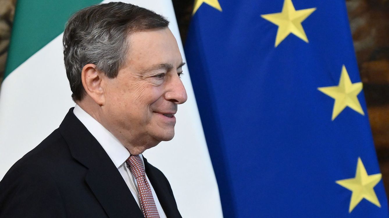 Foto: El primer ministro italiano, Mario Draghi. (EFE/Ettore Ferrari)