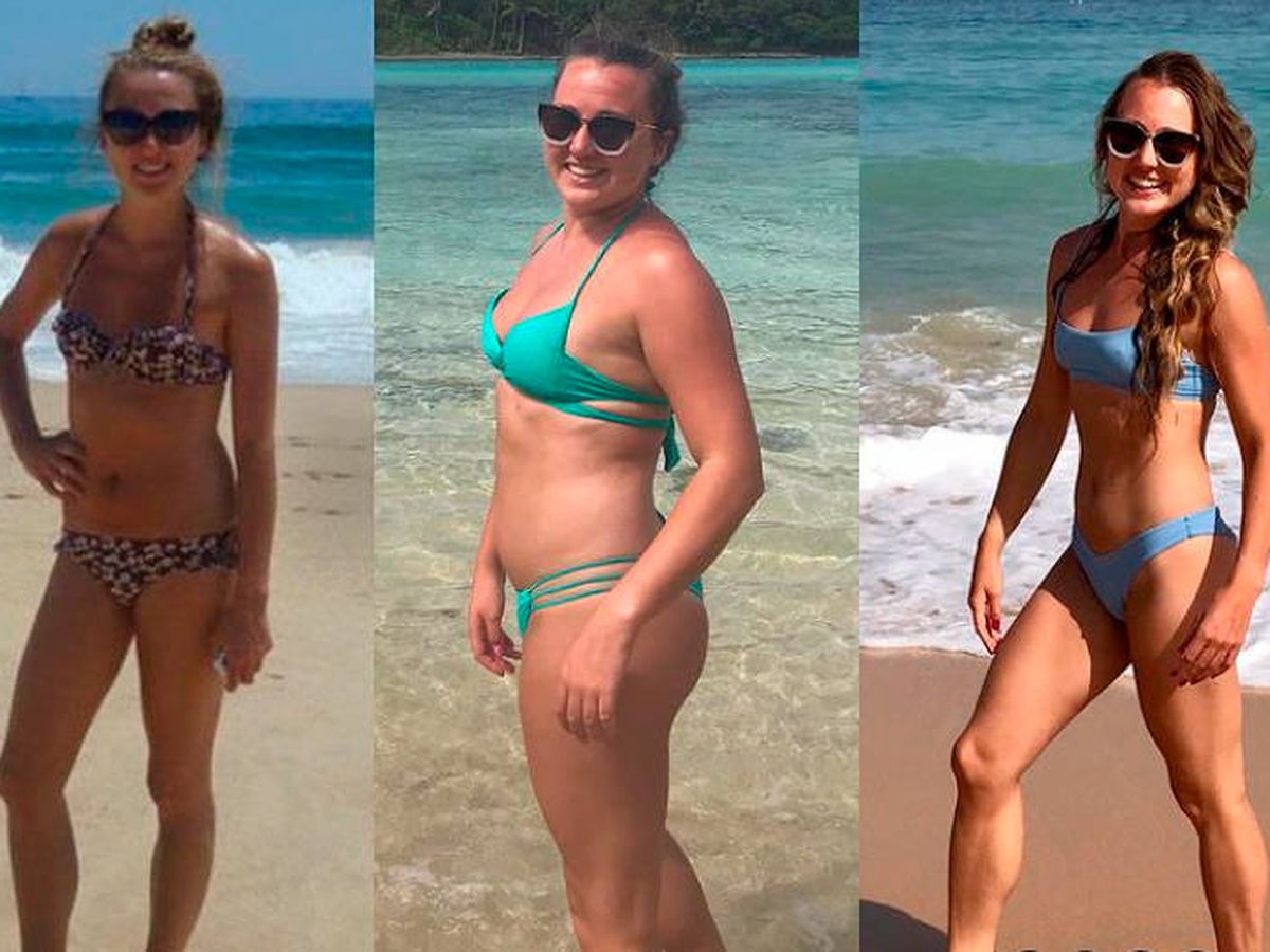 Foto: Rachel Hosie adelgazó 16 kilos y se ha mantenido en su peso ideal (Instagram)