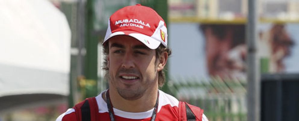 Foto: Alonso espera seguir diez años más y retirarse en Ferrari