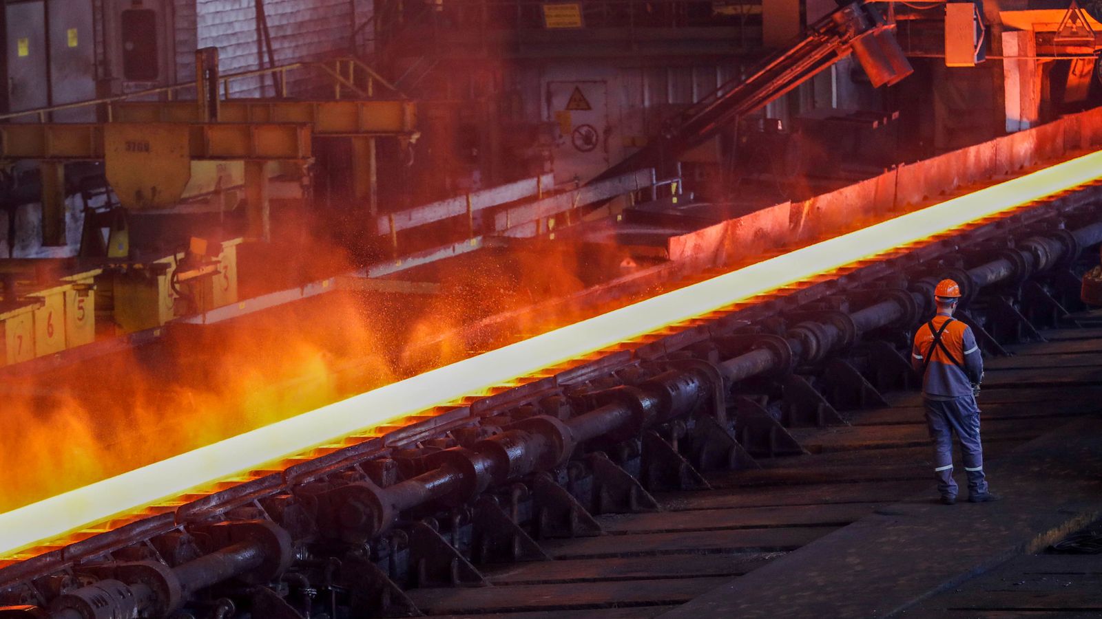 Foto: Fábrica de producción de acero de Arcelor. (Reuters)