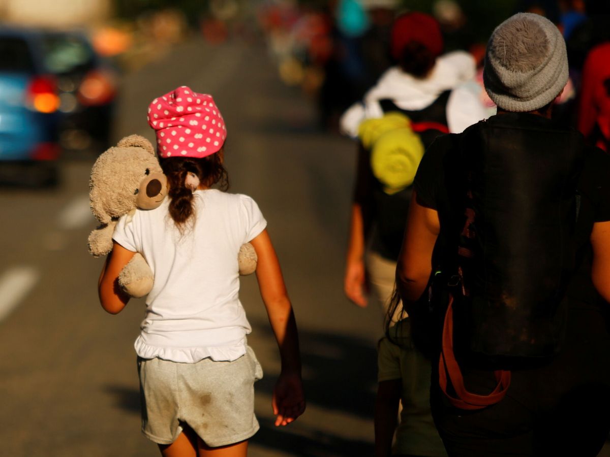 Foto: Caravana de migrantes venezolanos en Huixtla, México. (Reuters/José Luis González)