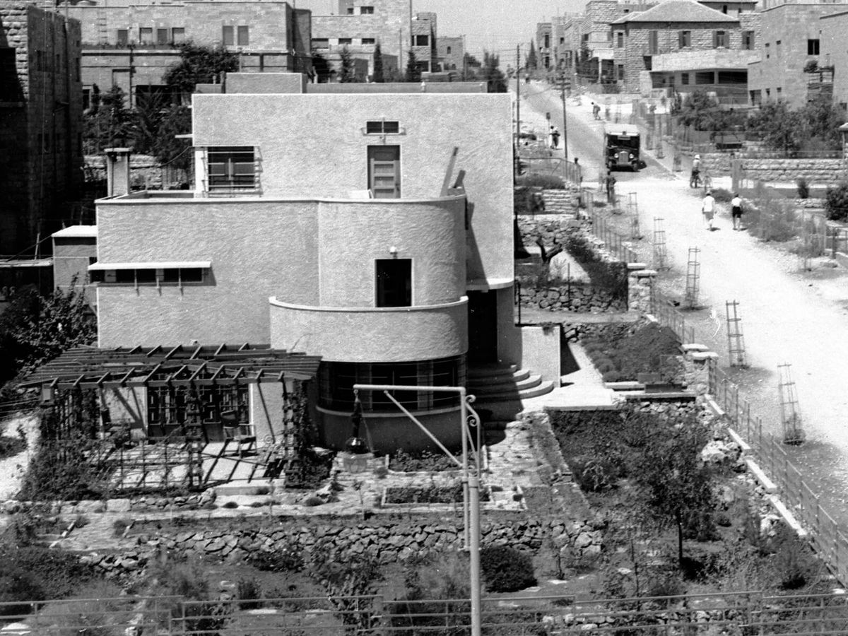 Foto: El barrio de Rehavia en el Jerusalén en los años veinte, de estilo Bauhaus, fue un centro que acogió a intelectuales alemanes en el siglo XX.