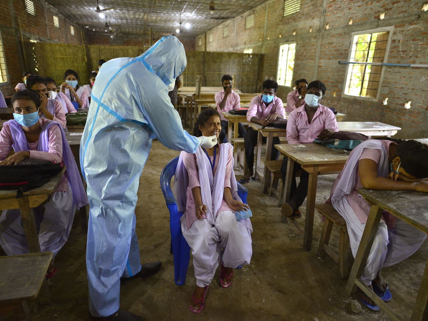 Una escuela en Morigaon (India). (EFE)