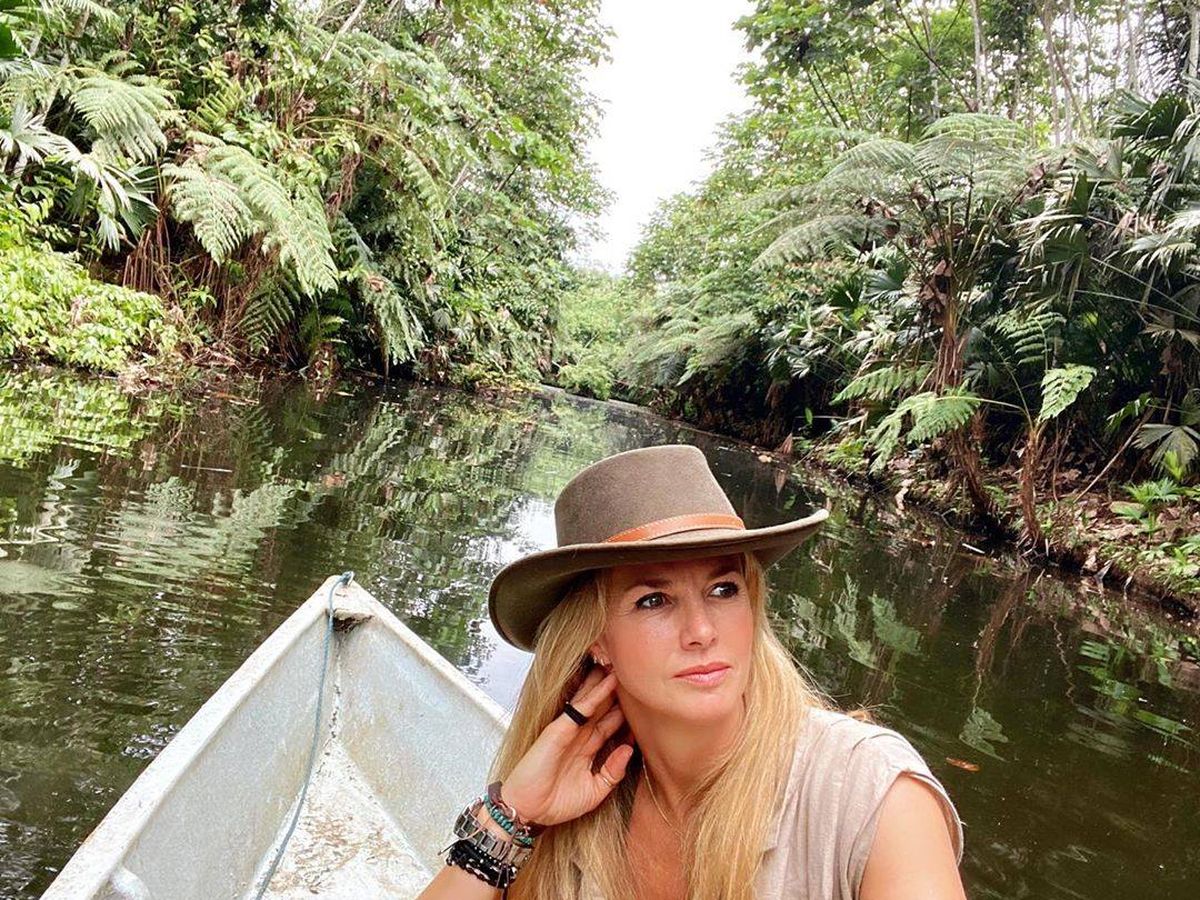 Foto: Genoveva Casanova en el Amazonas. (Instagram)