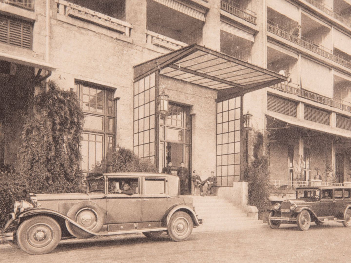 Imagen histórica del Hospital de la Fuenfría. (COMUNIDAD DE MADRID)