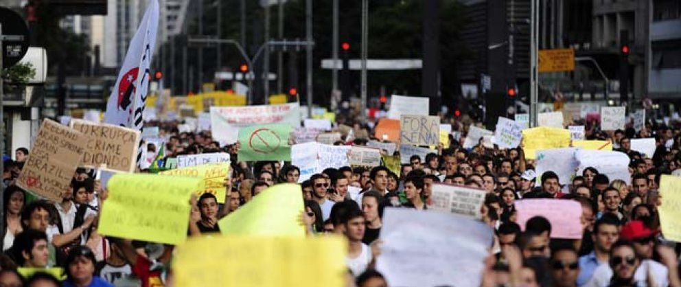 Foto: El Mundial y el sistema brasileño, en jaque ante un inmenso movimiento sin líder