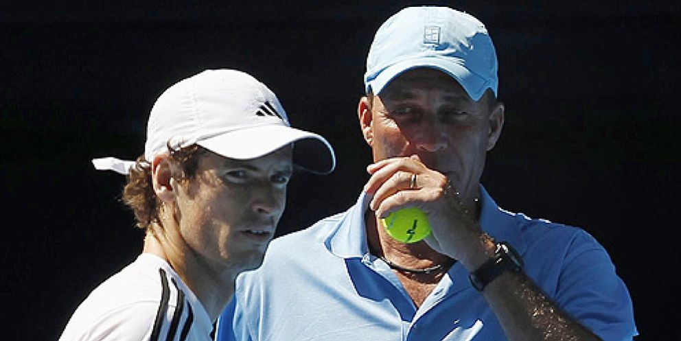 Foto: Lendl, el valedor de Andy Murray en su camino hacia un grande