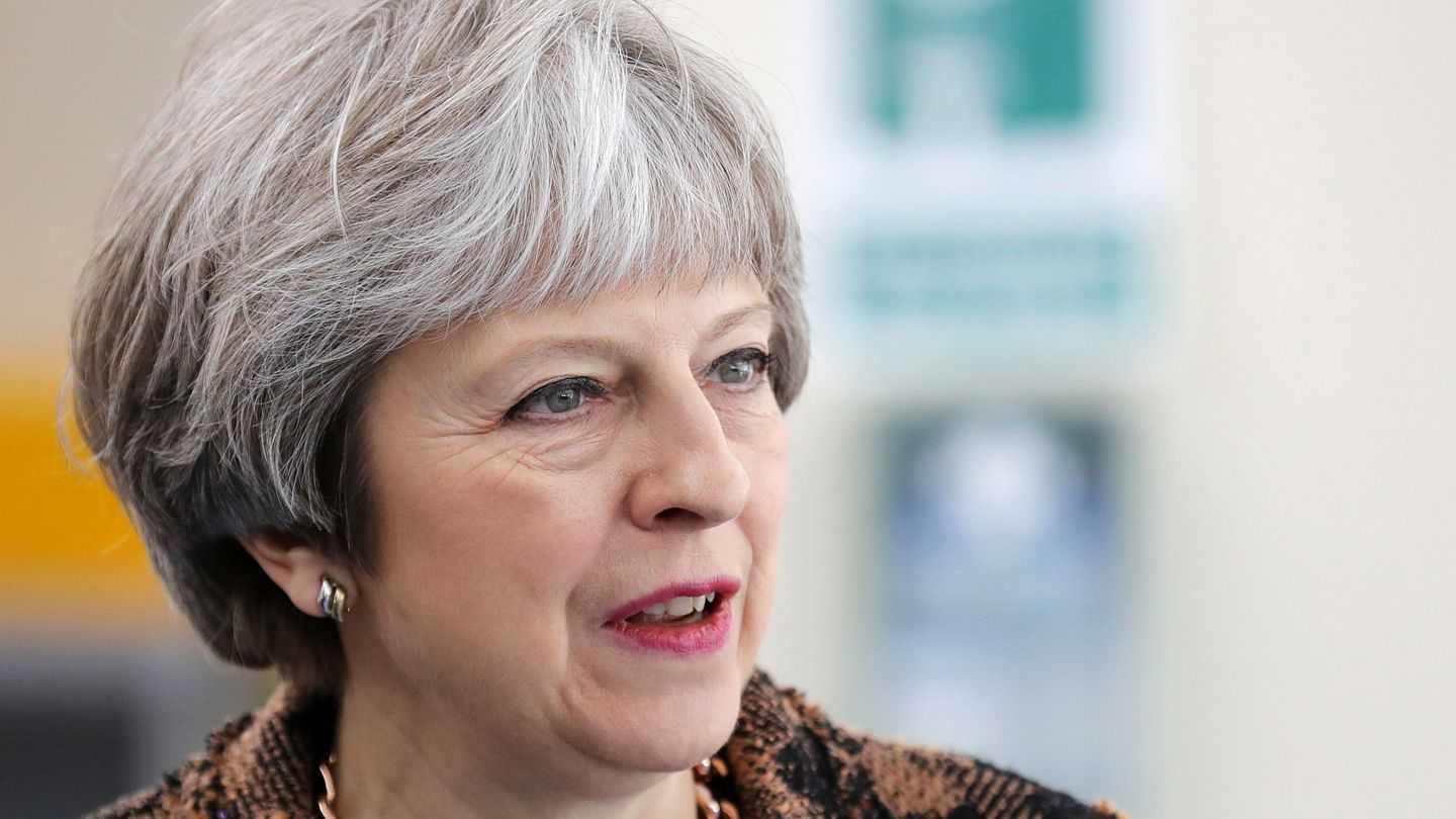 La primera ministra británica Theresa May, el 30 de abril de 2018. (Reuters)