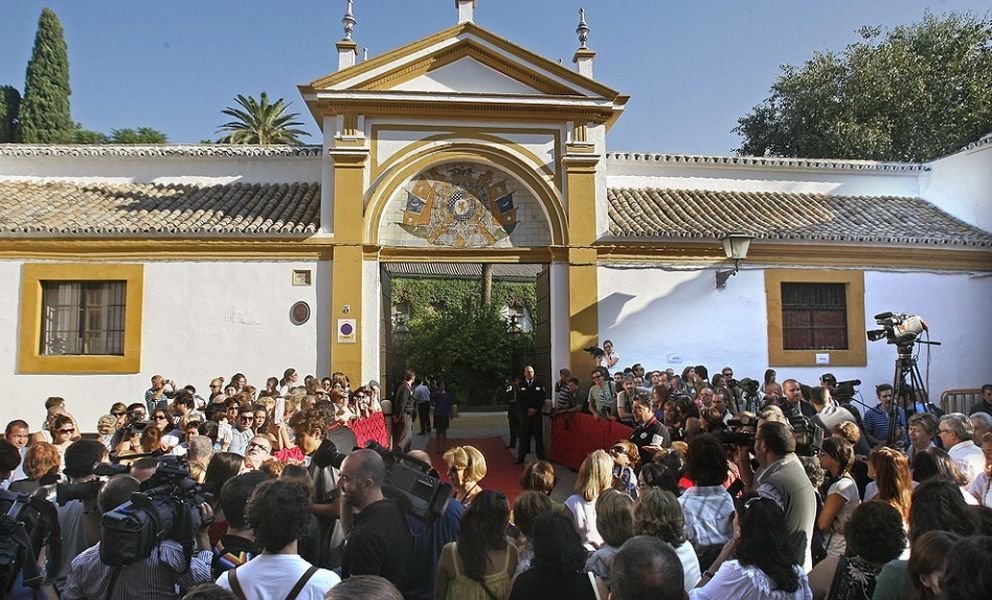 Fachada del palacio de Las Dueñas de Sevilla, propiedad de los Alba (Gtres) 