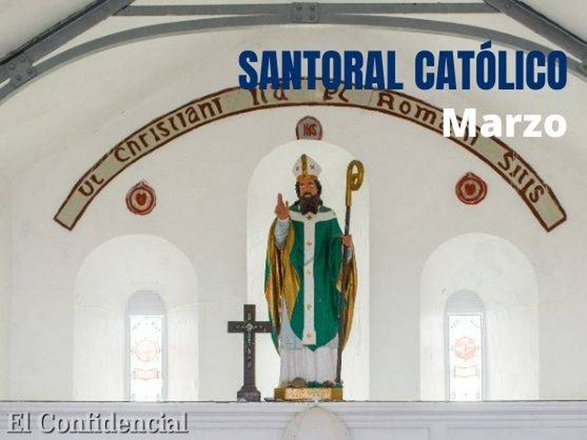Foto: Santoral católico de todo el mes de marzo. (EC)