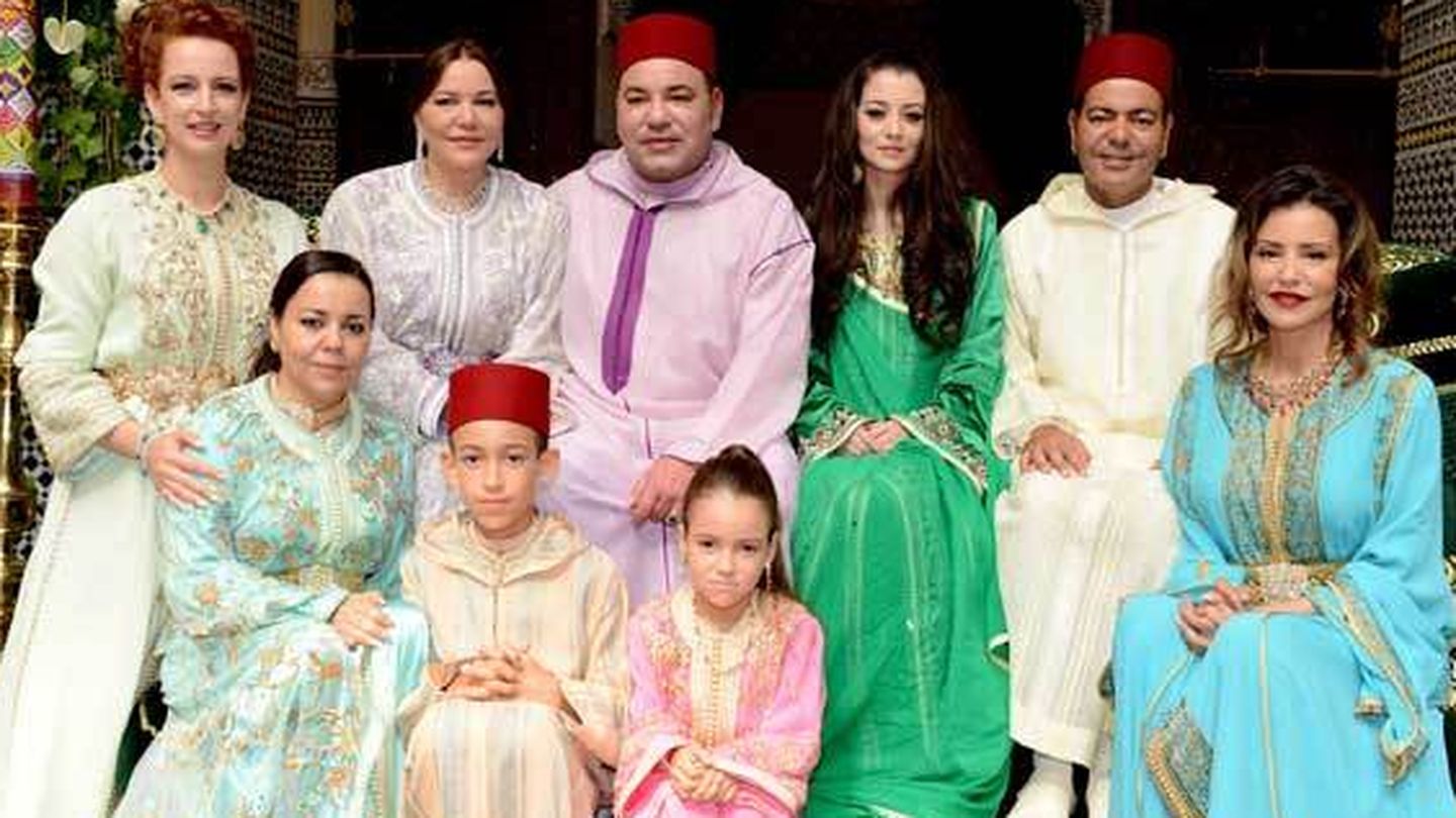 La Familia Real de Marruecos, con la que Mathieu tuvo una gran relación, al completo (Gtres)