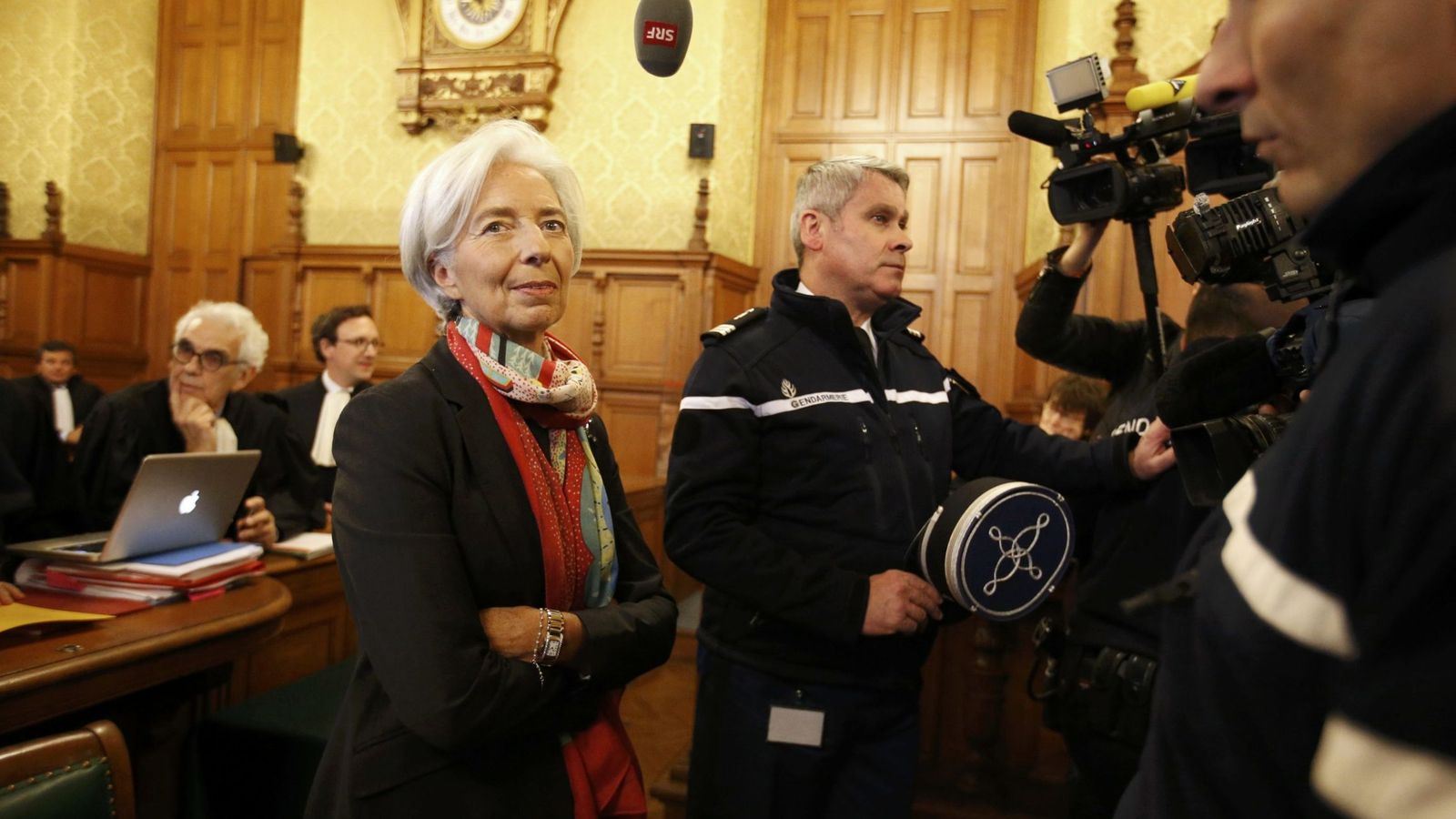 Foto: Christine Lagarde en el juzgado. (Reuters)
