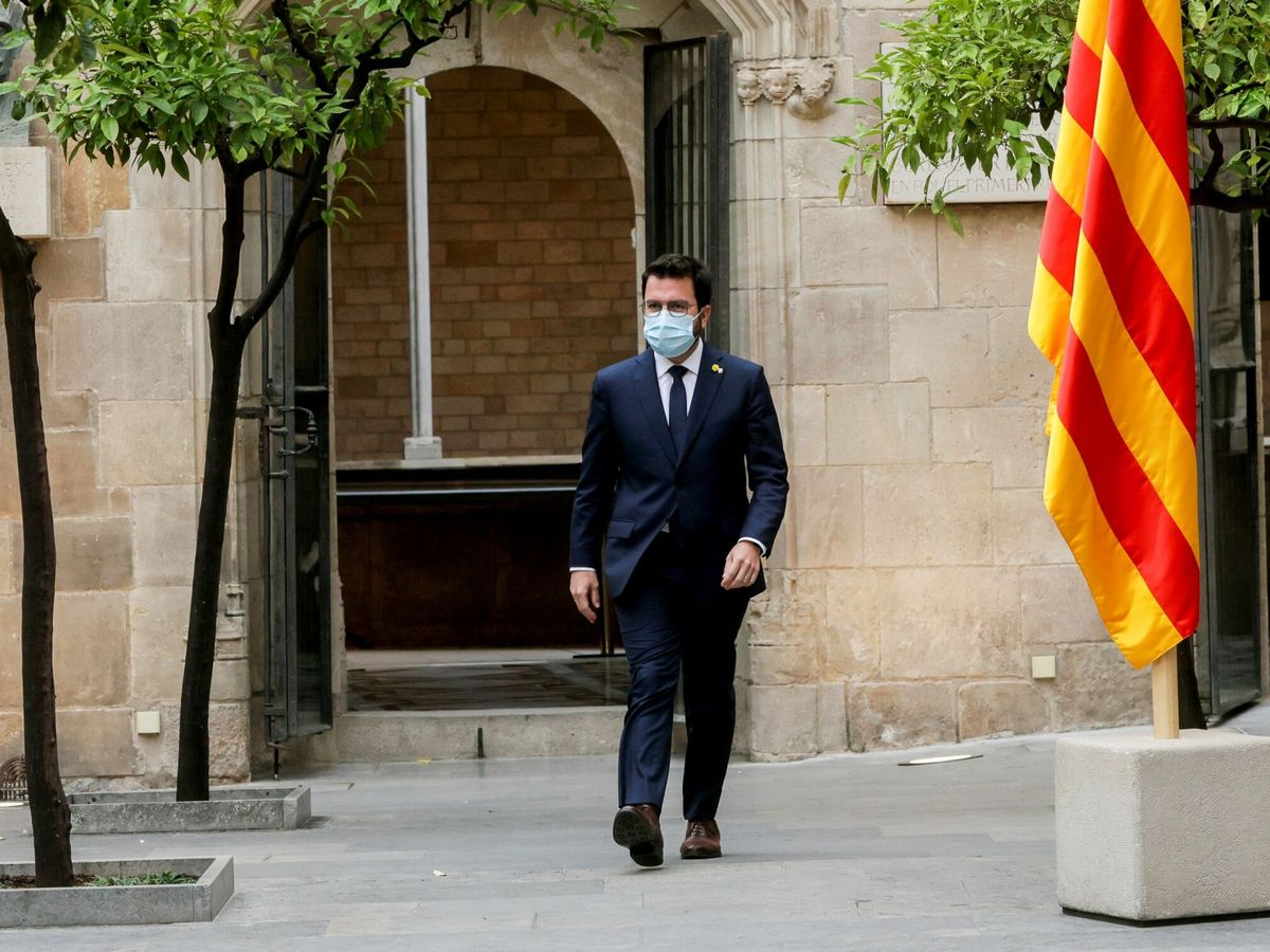 Foto: Pere Aragonés, presidente de la Generalitat. (EFE)
